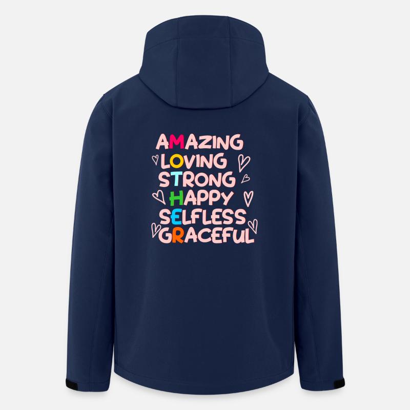 MOTHER - Recycelte Männer Softshell-Jacke von Stanley/Stella - Navy