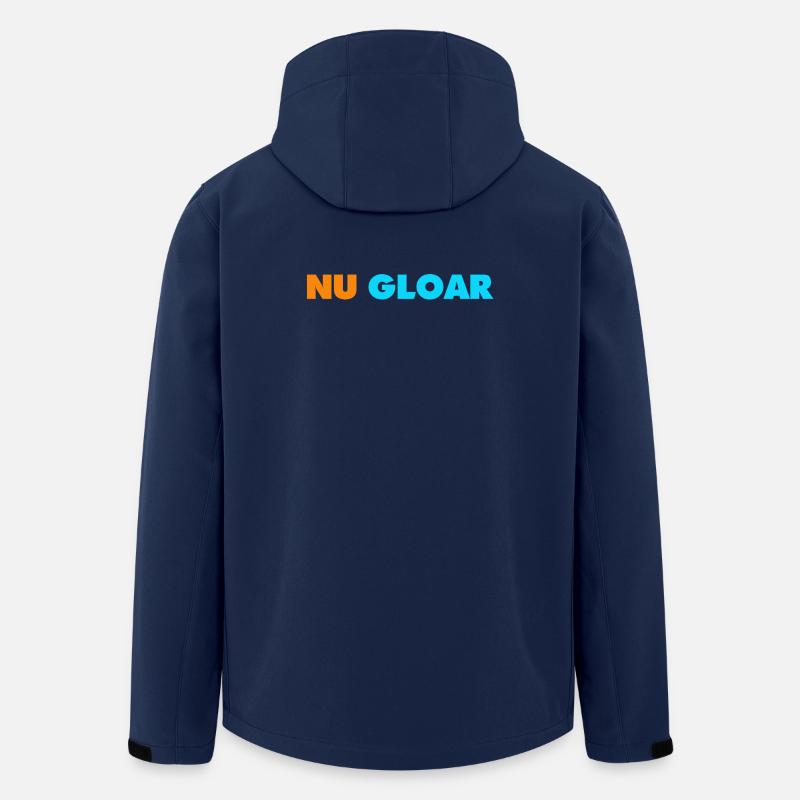 NU GLOAR Sachsen lustig Geschenk Heimat - Recycelte Männer Softshell-Jacke von Stanley/Stella - Navy
