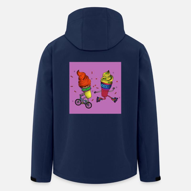 Ice one Skates - Recycelte Männer Softshell-Jacke von Stanley/Stella - Navy