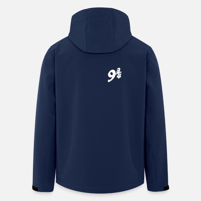 Gleis 9 3/4 - Recycelte Männer Softshell-Jacke von Stanley/Stella - Navy