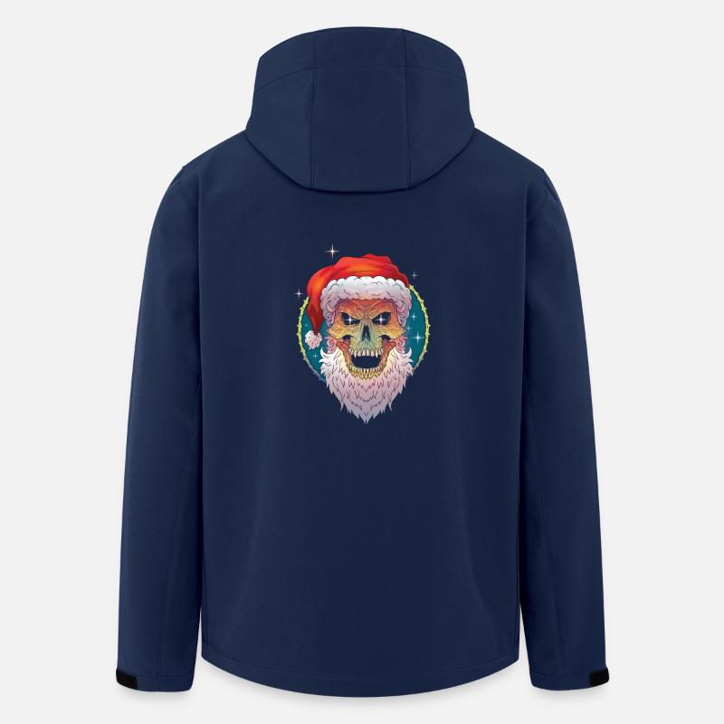 Noël moche noël scull santa - Veste softshell homme en polyester recyclé Stanley/Stella - marine