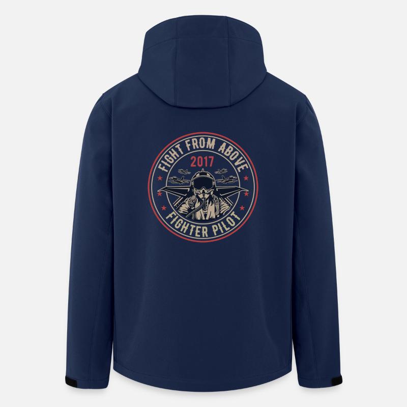 Combats d’Above - Veste softshell homme en polyester recyclé Stanley/Stella - marine