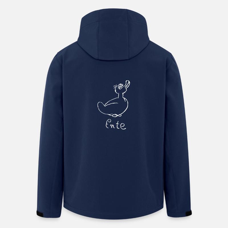 Ente - Recycelte Männer Softshell-Jacke von Stanley/Stella - Navy