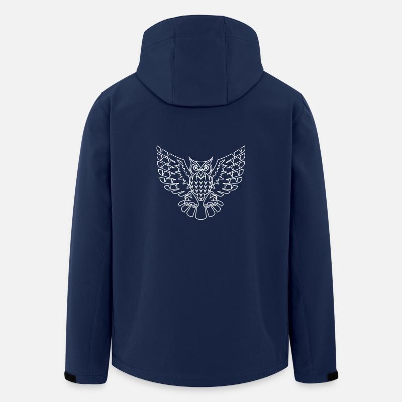Mighty owl - Men’s Recycled Softshell Jacket by Stanley/Stella - navy