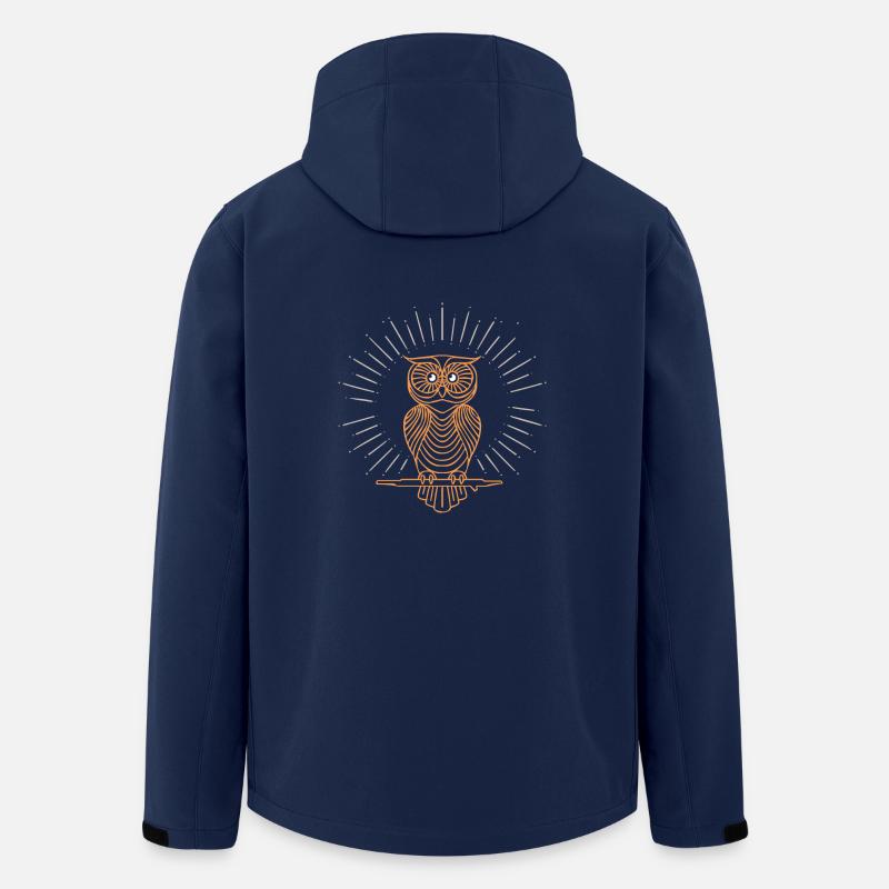 Gott-Eule - Recycelte Männer Softshell-Jacke von Stanley/Stella - Navy