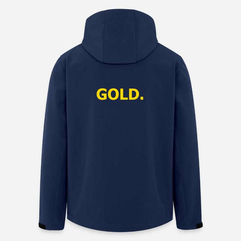 Gold - Recycelte Männer Softshell-Jacke von Stanley/Stella - Navy
