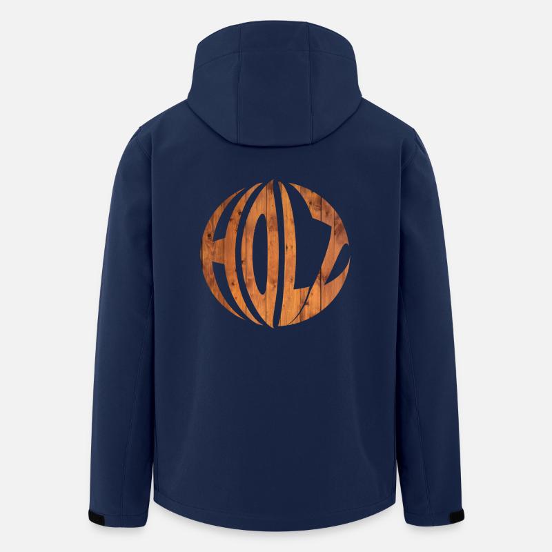 Holz Kugel Holzkugel - Recycelte Männer Softshell-Jacke von Stanley/Stella - Navy