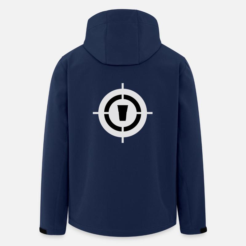 Beerpong Master - Recycelte Männer Softshell-Jacke von Stanley/Stella - Navy