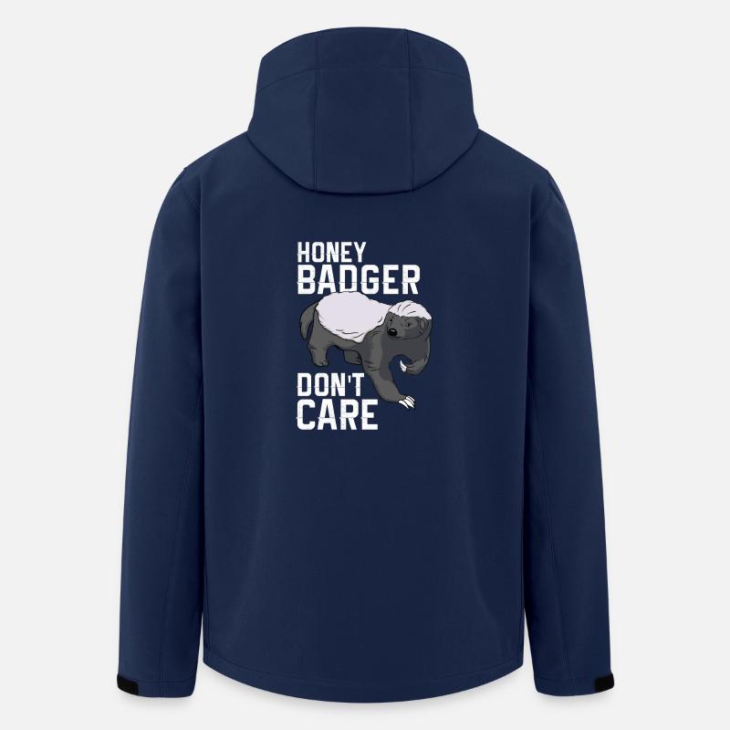 Honig Dachs - Recycelte Männer Softshell-Jacke von Stanley/Stella - Navy