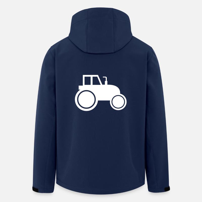 Traktor - Recycelte Männer Softshell-Jacke von Stanley/Stella - Navy