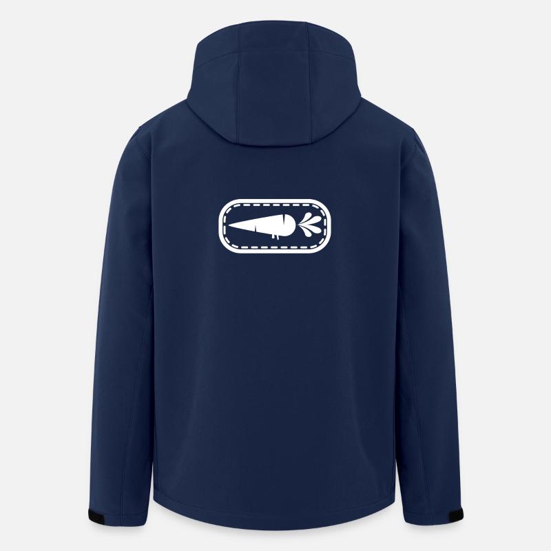 Karotte - Recycelte Männer Softshell-Jacke von Stanley/Stella - Navy