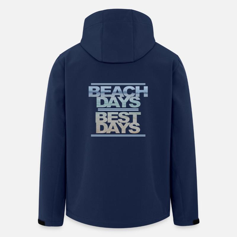 Strand - Recycelte Männer Softshell-Jacke von Stanley/Stella - Navy