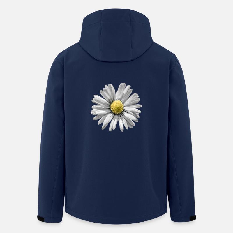 Gänseblümchen - Recycelte Männer Softshell-Jacke von Stanley/Stella - Navy