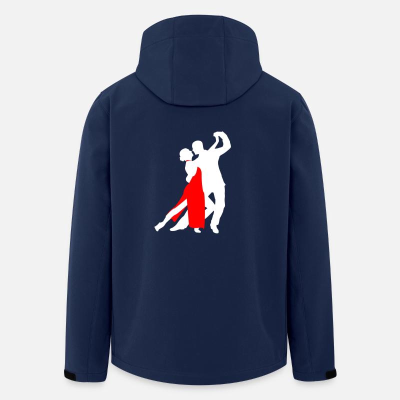 Danse Tango danse couple logo - Veste softshell homme en polyester recyclé Stanley/Stella - marine