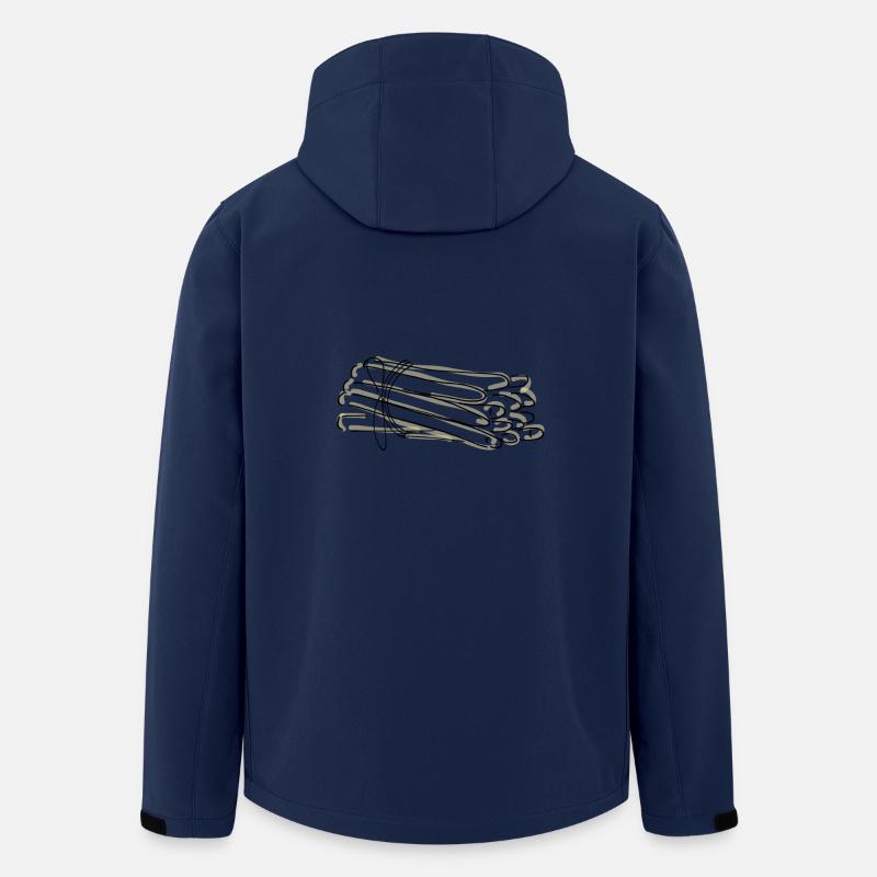 Spargel - Recycelte Männer Softshell-Jacke von Stanley/Stella - Navy