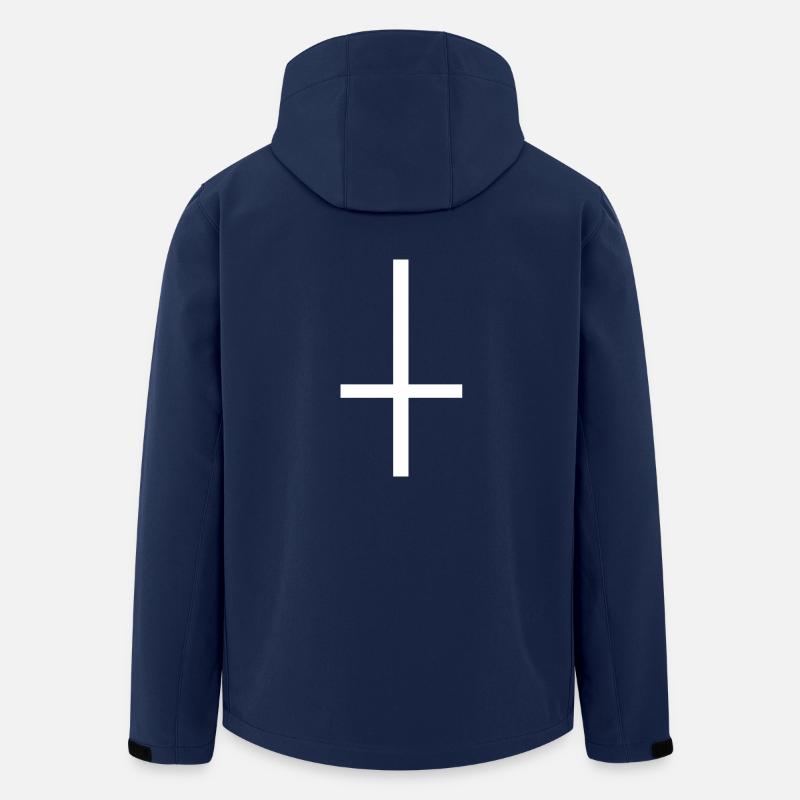 à l'envers - Veste softshell homme en polyester recyclé Stanley/Stella - marine