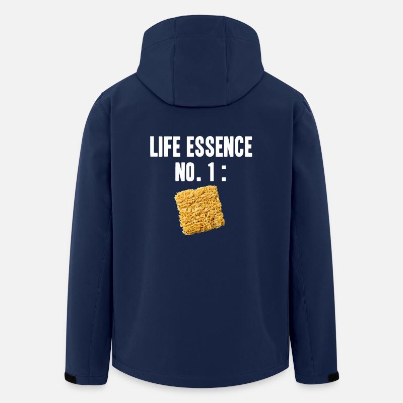 Ramen instant noodles gift idea students - Men’s Recycled Softshell Jacket by Stanley/Stella - navy