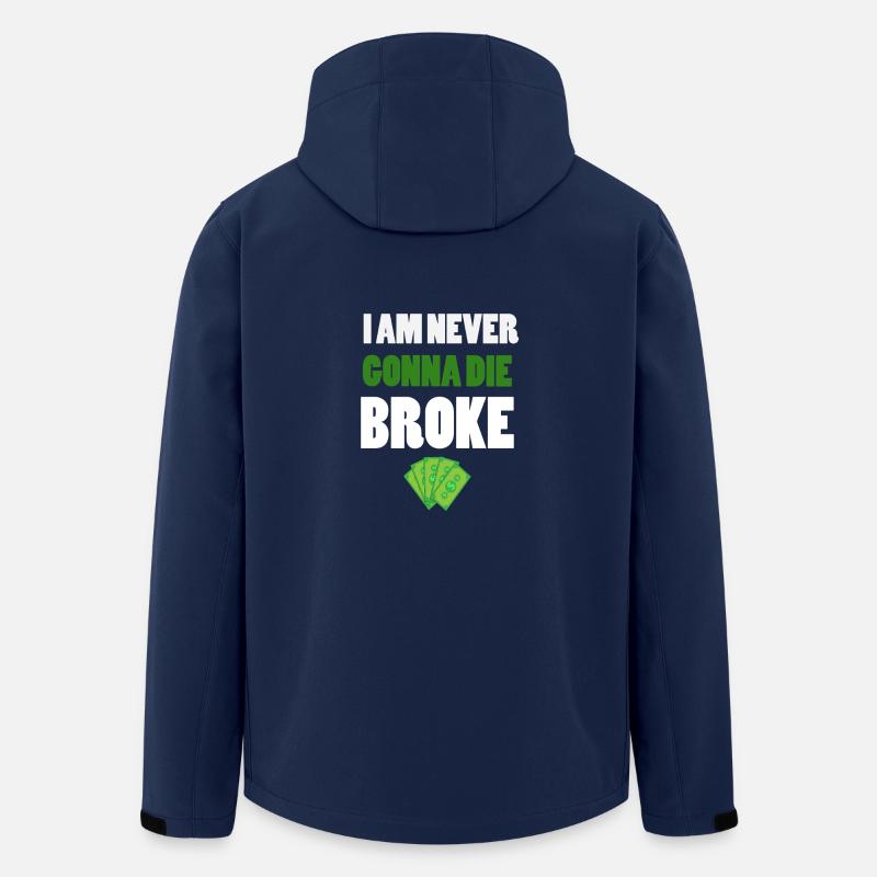 Geld -Money - Recycelte Männer Softshell-Jacke von Stanley/Stella - Navy