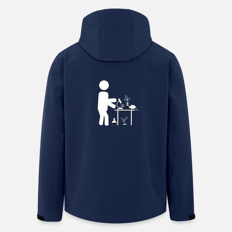 Biologe - Recycelte Männer Softshell-Jacke von Stanley/Stella - Navy