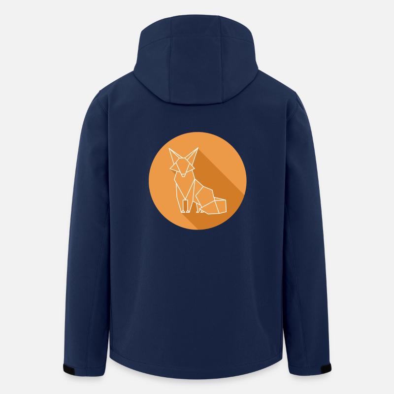 fuchs - Recycelte Männer Softshell-Jacke von Stanley/Stella - Navy