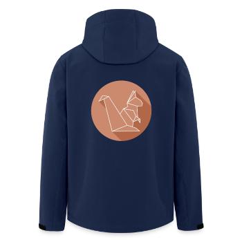 eichhöhrnchen - Veste softshell homme en polyester recyclé Stanley/Stella - marine - Dos - AI Model Male 185 light (185cm)