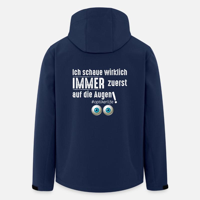Optiker - Recycelte Männer Softshell-Jacke von Stanley/Stella - Navy