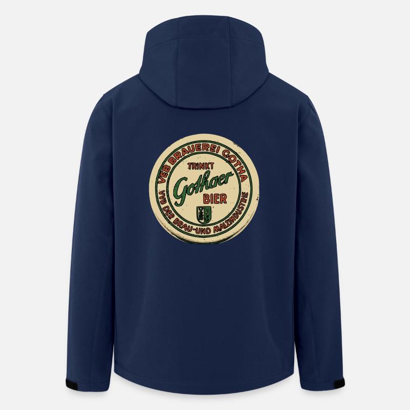 VEB Brauerei Gotha - Recycelte Männer Softshell-Jacke von Stanley/Stella - Navy