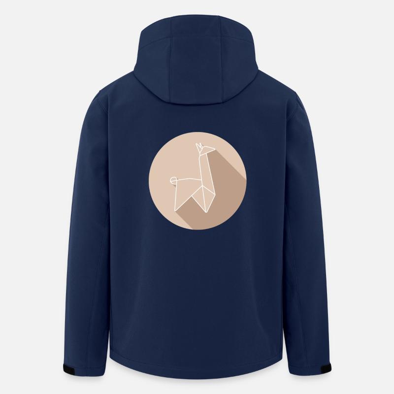 lama - Recycelte Männer Softshell-Jacke von Stanley/Stella - Navy