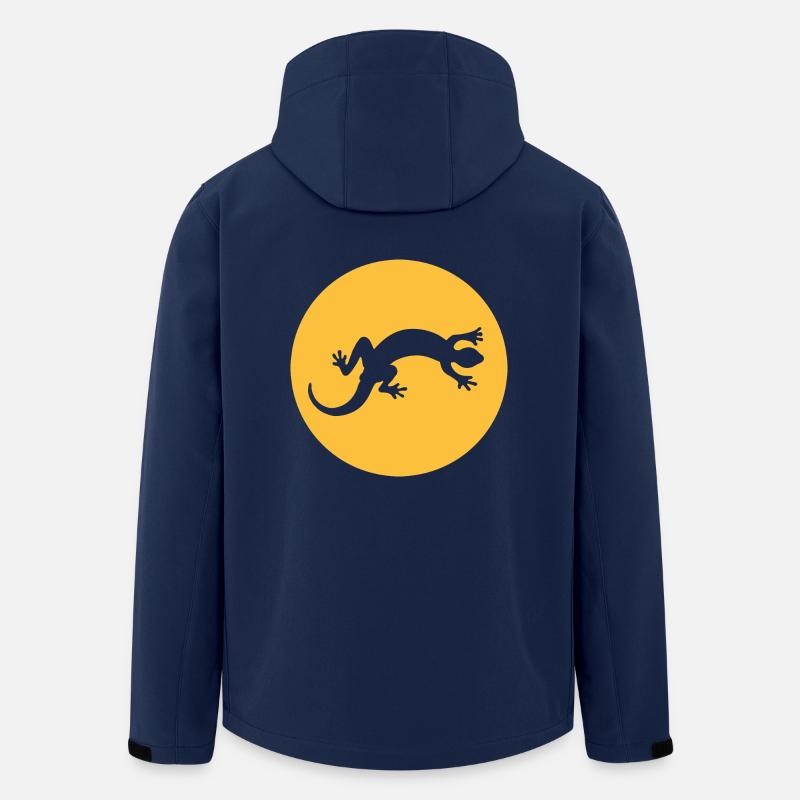 Gecko Salamander Eidechse - Recycelte Männer Softshell-Jacke von Stanley/Stella - Navy