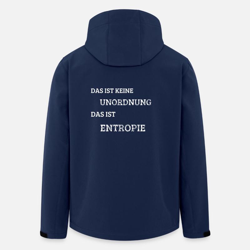 Unordnung Entropie - Recycelte Männer Softshell-Jacke von Stanley/Stella - Navy