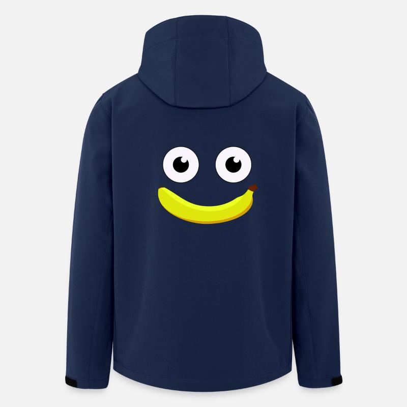 Die Banane - Recycelte Männer Softshell-Jacke von Stanley/Stella - Navy