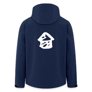 Fresher Tower (Blanc) - Veste softshell homme en polyester recyclé Stanley/Stella - marine - Dos - AI Model Male 185 light (185cm)