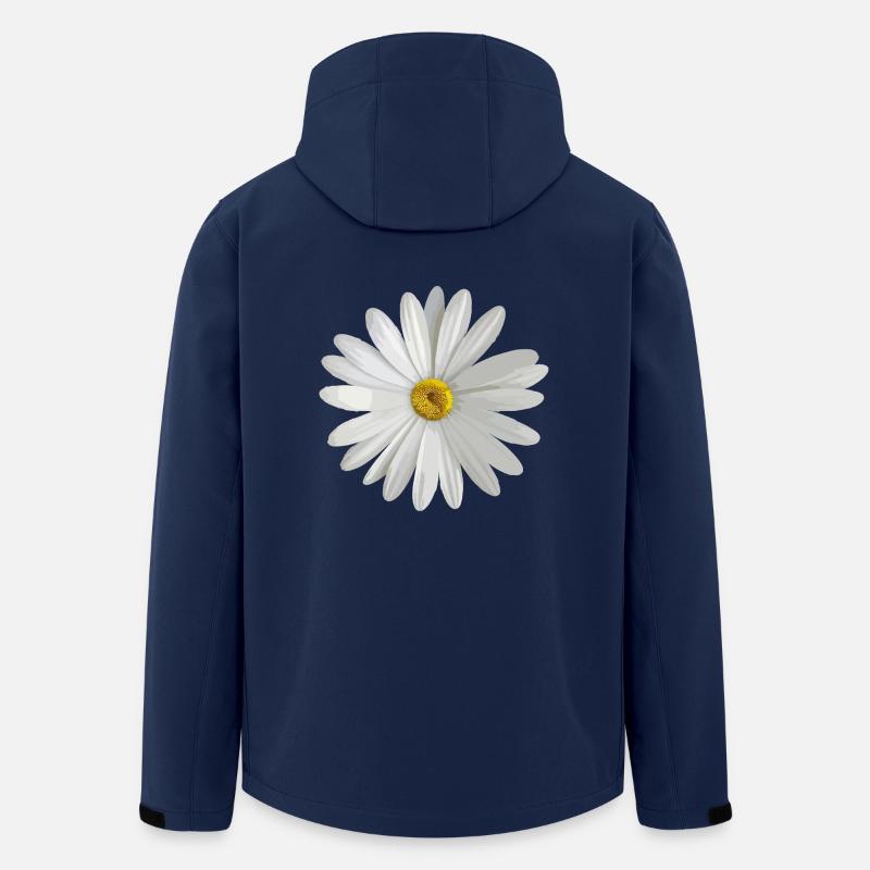 Gänseblümchen - Recycelte Männer Softshell-Jacke von Stanley/Stella - Navy