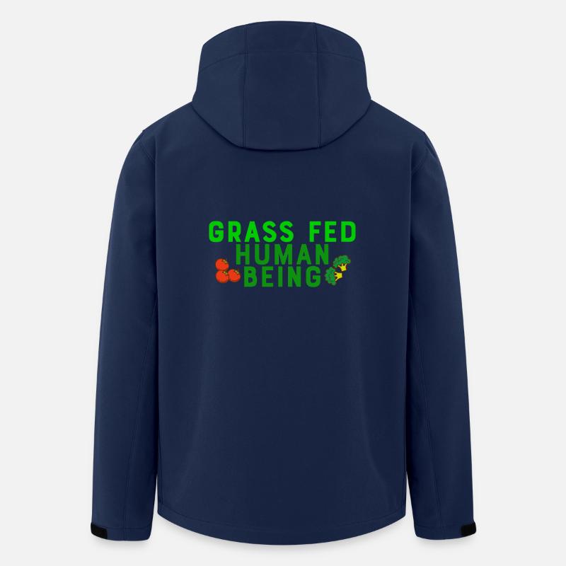 Idée de cadeau de végétarien végétarien - Veste softshell homme en polyester recyclé Stanley/Stella - marine