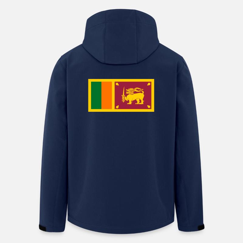 Sri Lanka Flagge - Recycelte Männer Softshell-Jacke von Stanley/Stella - Navy