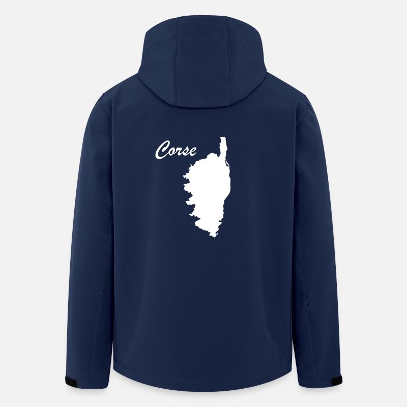 Korsika - Recycelte Männer Softshell-Jacke von Stanley/Stella - Navy