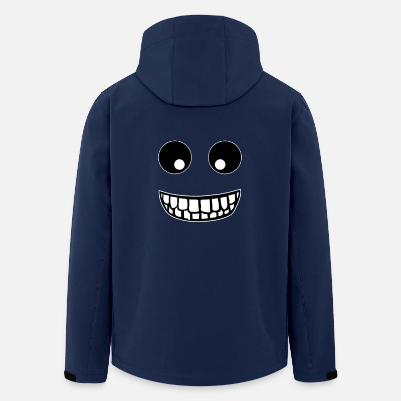Lächeln - Recycelte Männer Softshell-Jacke von Stanley/Stella - Navy