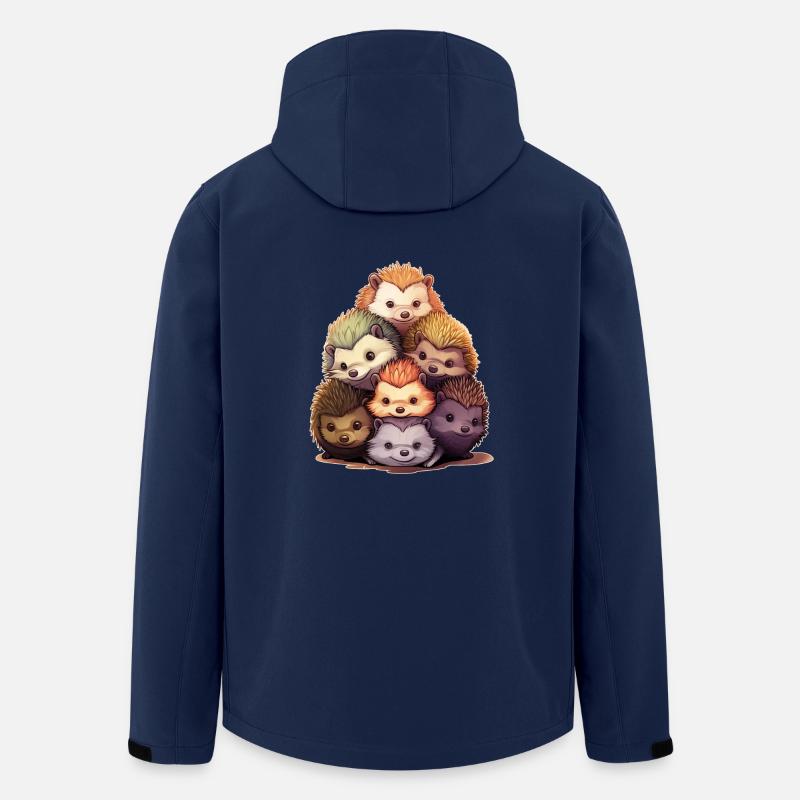 Hérisson - Veste softshell homme en polyester recyclé Stanley/Stella - marine