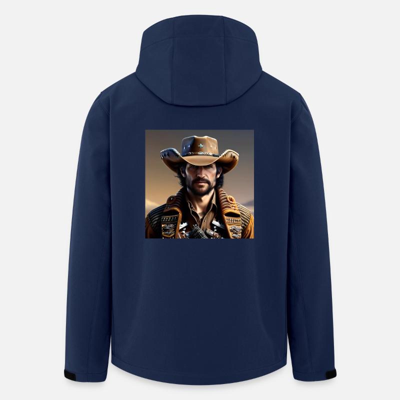Cowboy - Recycelte Männer Softshell-Jacke von Stanley/Stella - Navy