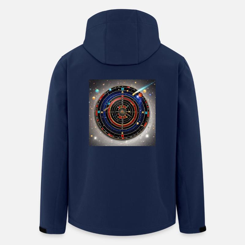 Sternenstaub-Pfeile - Recycelte Männer Softshell-Jacke von Stanley/Stella - Navy
