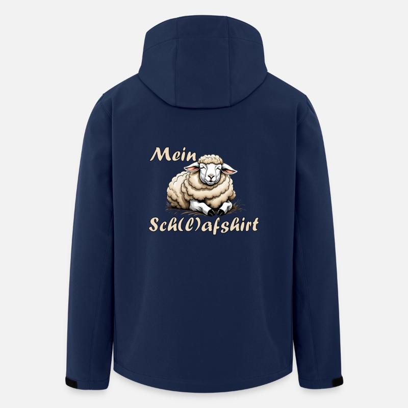 Mein Schlafshirt - Recycelte Männer Softshell-Jacke von Stanley/Stella - Navy