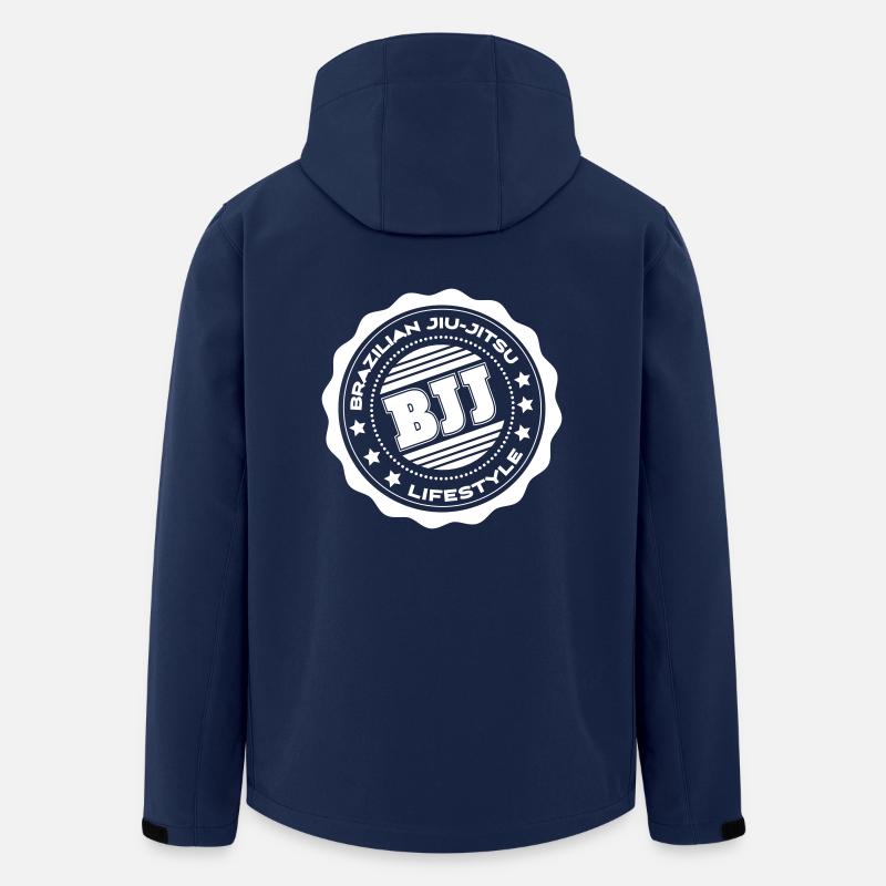 Brazilian Jiu-Jitsu Logo - Recycelte Männer Softshell-Jacke von Stanley/Stella - Navy