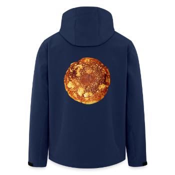 Pancakes - pancakes - Men’s Recycled Softshell Jacket by Stanley/Stella - navy - Back - AI Model Male 185 light (185cm)