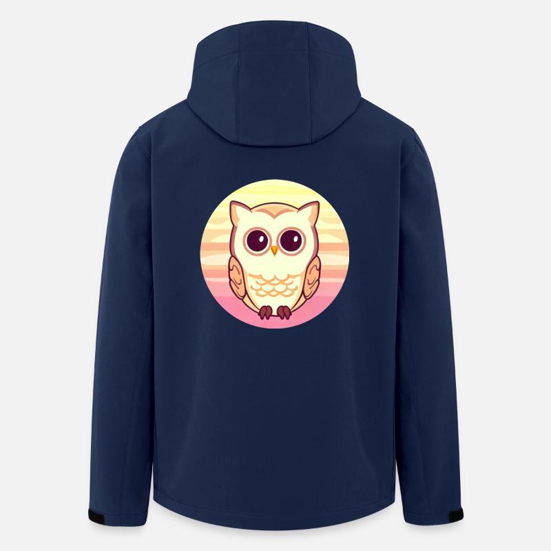 Owl Sunset Design - Veste softshell homme en polyester recyclé Stanley/Stella - marine