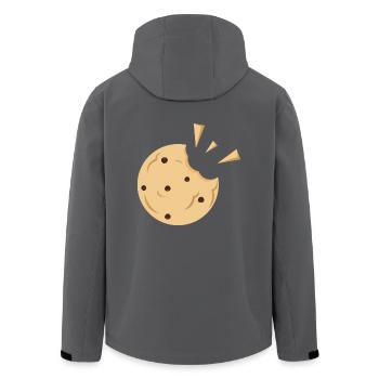 Biscuits mordus Cadeau - Veste softshell homme en polyester recyclé Stanley/Stella - charbon - Dos - AI Model Male 185 light (185cm)