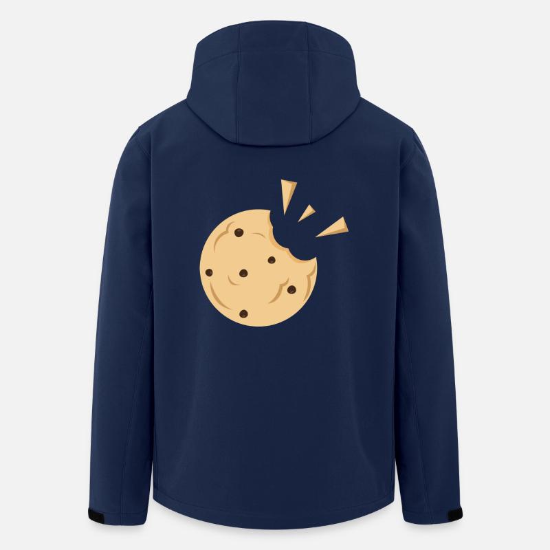 Angebissener Keks Geschenk - Recycelte Männer Softshell-Jacke von Stanley/Stella - Navy