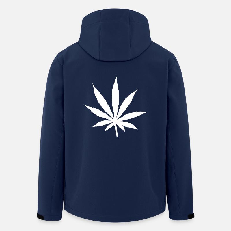 leaf - Men’s Recycled Softshell Jacket by Stanley/Stella - navy