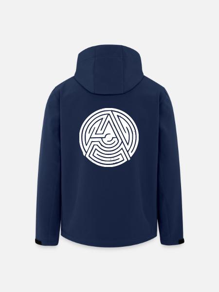 anarchy - Recycelte Männer Softshell-Jacke von Stanley/Stella - Navy