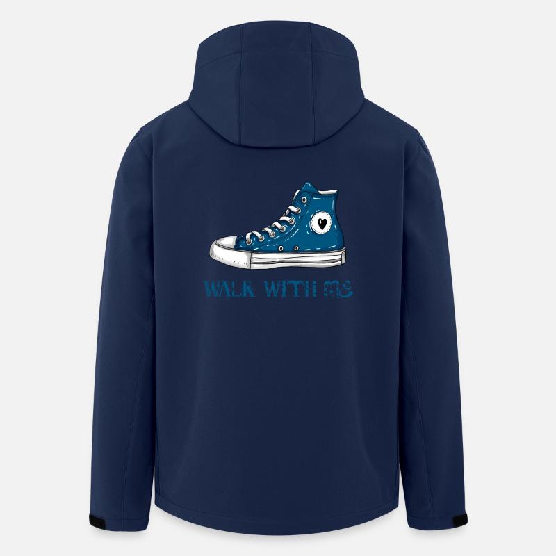 Geh mit mir - Recycelte Männer Softshell-Jacke von Stanley/Stella - Navy