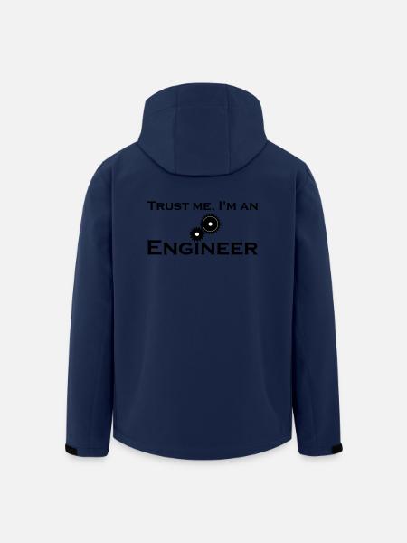 trust me i'm an engineer - Men’s Recycled Softshell Jacket by Stanley/Stella - navy